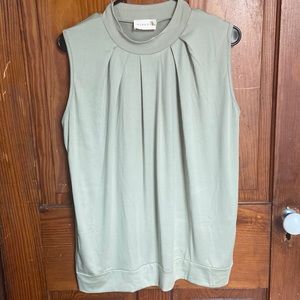 Sage green blouse size large